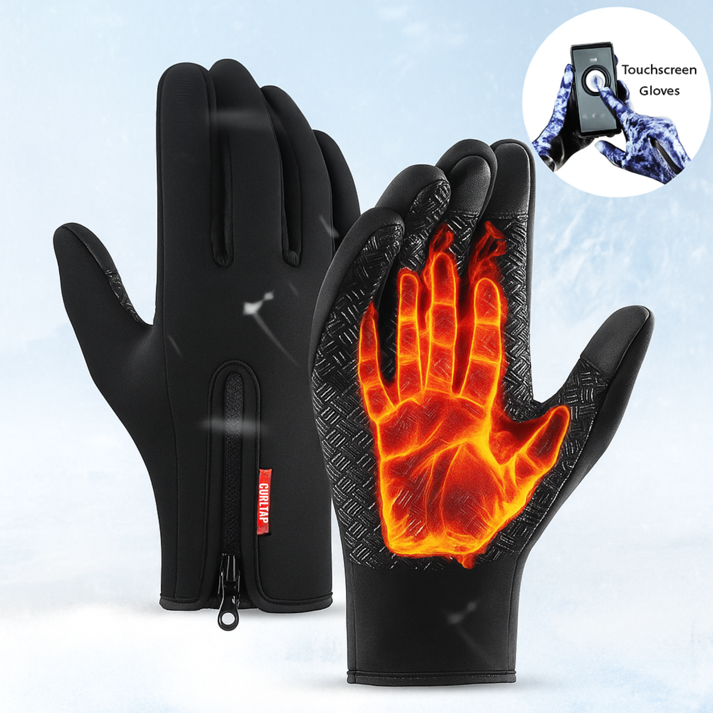 CurlTap™ Thermal Touch Gloves